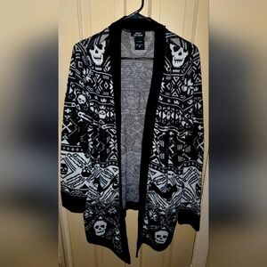 Hot Topic Skull Cardigan